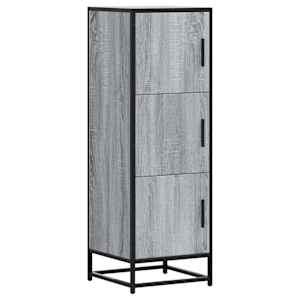Skříň highboard šedá sonoma 35,5x35x106,5 cm kompozit a kov - obrázek 2