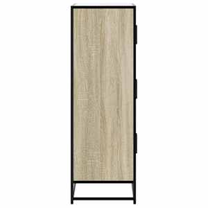 Skříň highboard dub sonoma 68x35x106,5 cm kompozit a kov - obrázek 5