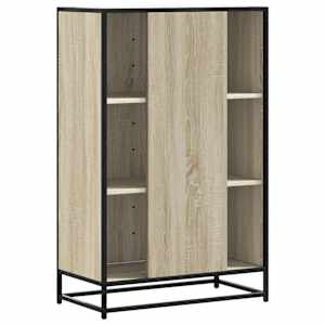 Skříň highboard dub sonoma 68x35x106,5 cm kompozit a kov - obrázek 6