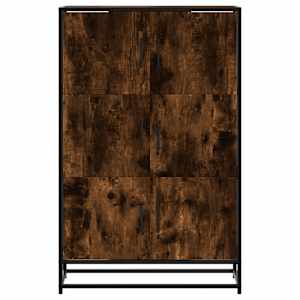 Skříň highboard kouřový dub 68x35x106,5 cm kompozit a kov - obrázek 4