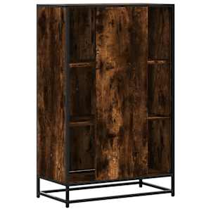 Skříň highboard kouřový dub 68x35x106,5 cm kompozit a kov - obrázek 6