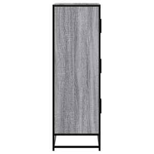Skříň highboard šedá sonoma 68x35x106,5 cm kompozit a kov - obrázek 5