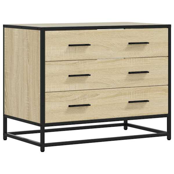 vidaXL Sahtlikapp Sonoma Tamm 70x41x56 cm Engineered Wood