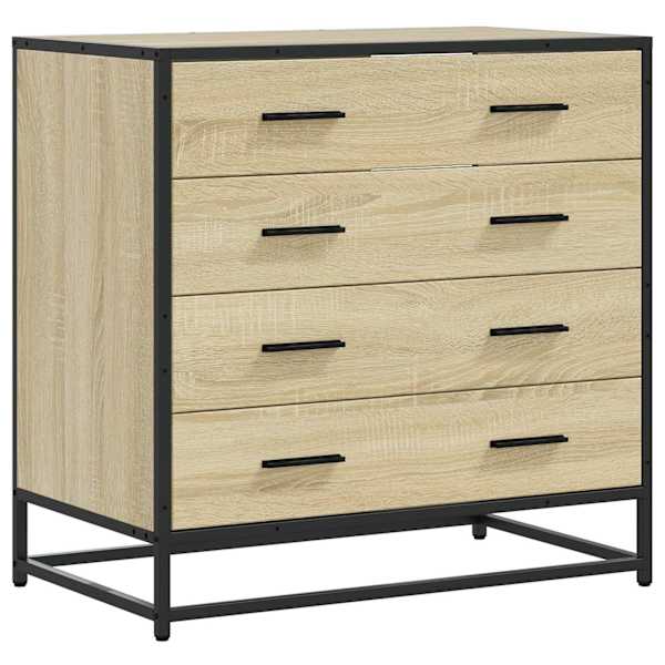 vidaXL Sahtlikapp Sonoma Tamm 70x41x70 cm Engineered Wood