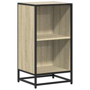 vidaXL raamaturiiul Sonoma tamm 40x35x76 cm tehispuit