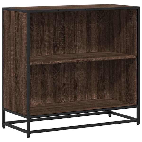 vidaXL raamatukapp, pruun tamm, 80,5x35x76 cm, tehispuit