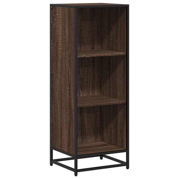 vidaXL raamatukapp, pruun tamm, 40x35x107,5 cm, tehispuit