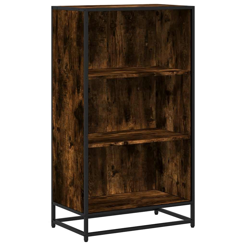 vidaXL Knihovna kouřový dub 60x35x107,5 cm kompozitní dřevo