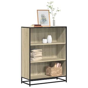 Knjižna omara sonoma hrast 80,5x35x107,5 cm inženirski les
