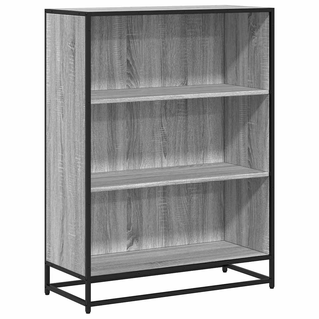 vidaXL Knihovna šedá sonoma 80,5x35x107,5 cm kompozitní dřevo