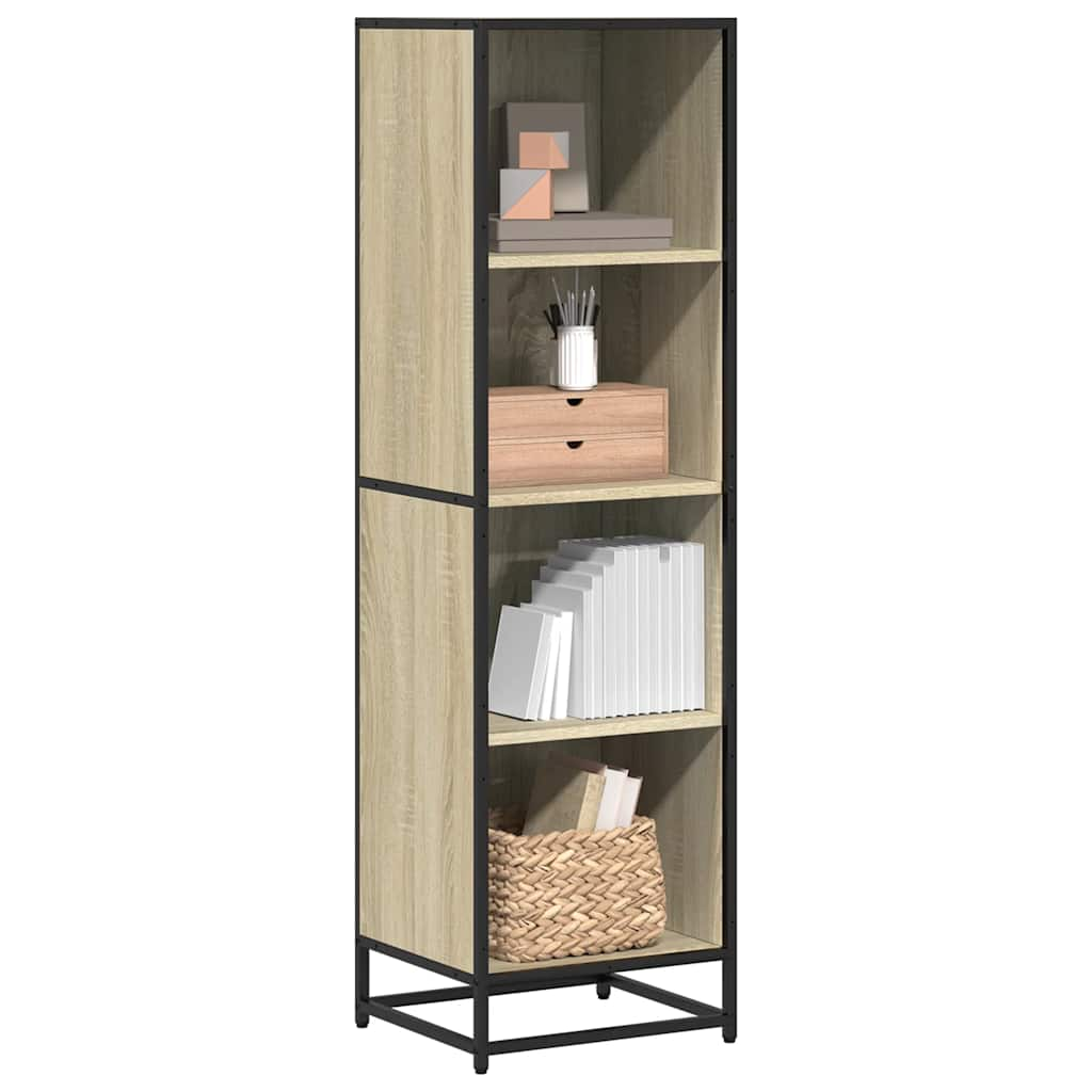 vidaXL Bücherregal Sonoma-Eiche 40x35x139 cm Holzwerkstoff