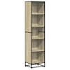 vidaXL raamaturiiul Sonoma tamm 40x35x170,5 cm puitlaastplaat