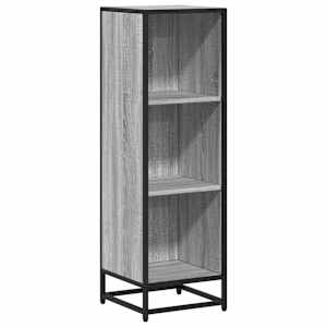 vidaXL raamatukapp, hall Sonoma tamm, 33,5x33x107,5 cm, tehispuit
