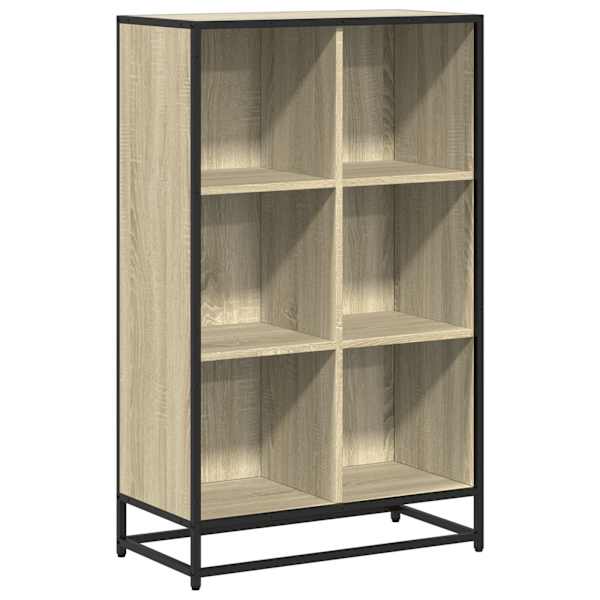 vidaXL raamaturiiul Sonoma tamm 65,5x33x107,5 cm puitlaastplaat