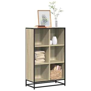 Knjižna omara sonoma hrast 65,5x33x107,5 cm iverna plošča