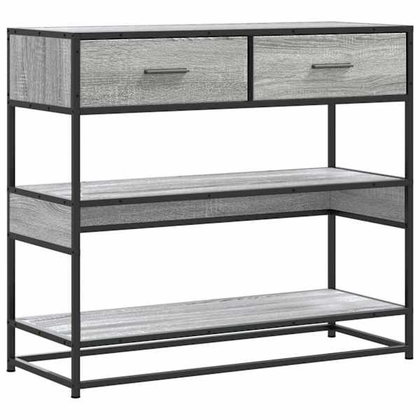 vidaXL konsoollaud Hall Sonoma 90x35x80 cm Engineered Wood