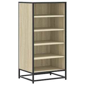 vidaXL jalatsiriiul Sonoma tamm 48x38x97,5 cm ehituspuit