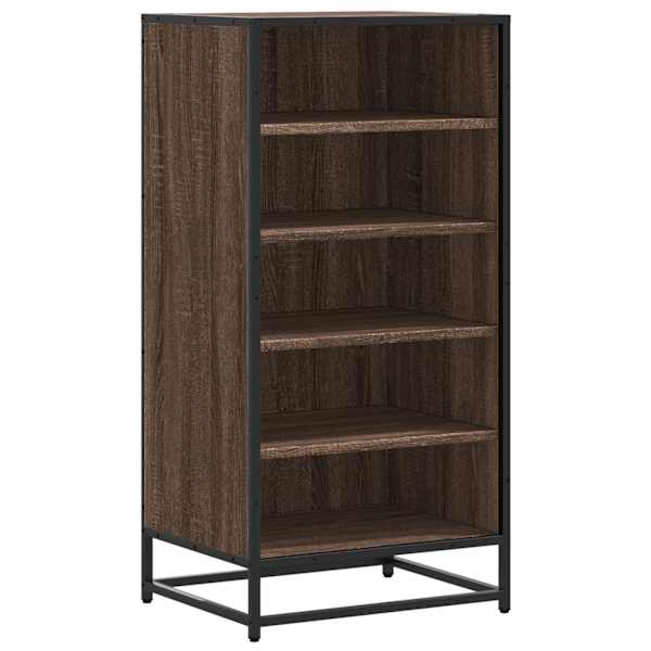 vidaXL Kingariiul pruun tamm 48x38x97,5 cm Engineered Wood