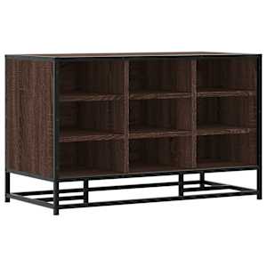 vidaXL kingapink pruun tamm 84x40x53,5cm projekteeritud puit ja metall