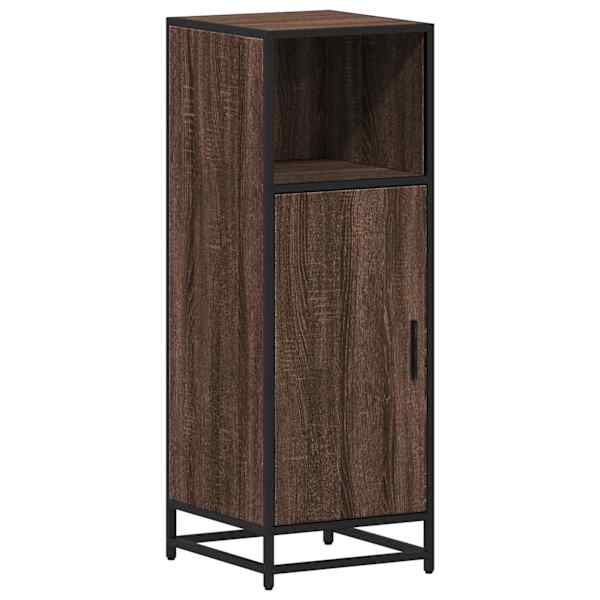 vidaXL vannitoakapp pruun tamm 35x37,5x100 cm ehituspuit