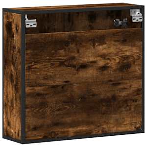 Koupelnová skříňka se zrcadlem kouřový dub 65x20x60 cm kompozit - obrázek 7