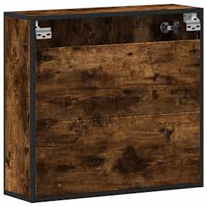 Koupelnová skříňka se zrcadlem kouřový dub 65x20x60 cm kompozit - obrázek 7