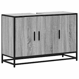 vidaXL vannitoa valamukapp hall Sonoma 90x33x60 cm ehituspuit