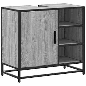 vidaXL vannitoa valamukapp hall Sonoma 65x33x60 cm ehituspuit
