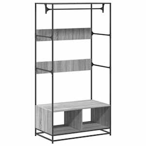 vidaXL garderoob hall Sonoma tamm 90x50x180 cm tehispuit