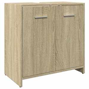 Koupelnová skříňka pod umyvadlo dub sonoma 60x33x60 cm kompozit - obrázek 2