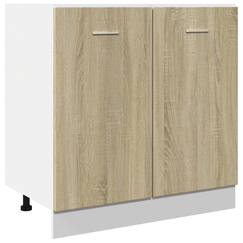 vidaXL Spodní skříňka dub sonoma 80 x 46 x 81,5 cm kompozitní dřevo