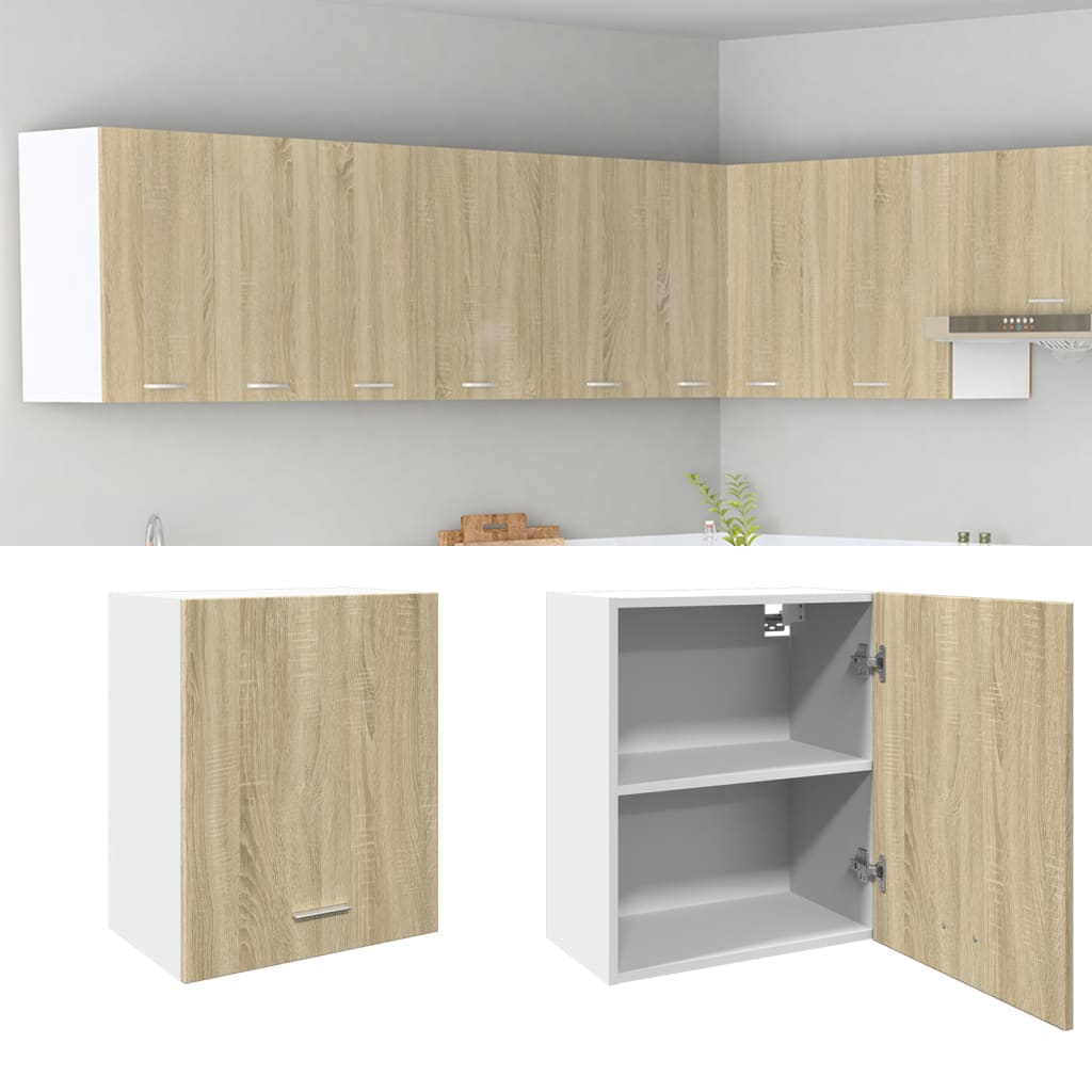 vidaXL Väggskåp “Lyon” sonoma-ek 50x31x60 cm konstruerat trä