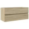 vidaXL vannitoa valamukapp, Sonoma tamm, 100 x 38,5 x 45 cm tehispuit