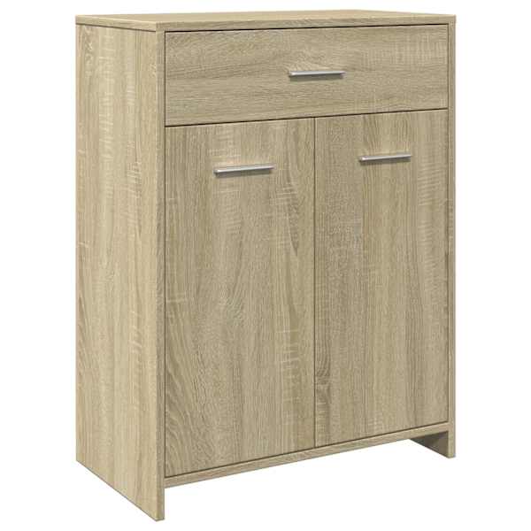 vidaXL vannitoakapp Sonoma tamm 60 x 33 x 80 cm tehispuit