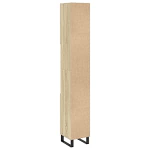 Koupelnová skříňka dub sonoma 30 x 30 x 190 cm kompozitní dřevo - obrázek 6