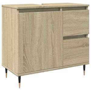 vidaXL vannitoa valamukapp, Sonoma tamm, 65 x 33 x 60 cm, tehispuit