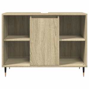 Koupelnová skříňka dub sonoma 80 x 33 x 60 cm kompozitní dřevo - obrázek 4