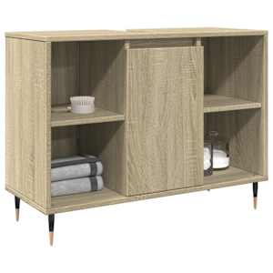 Koupelnová skříňka dub sonoma 80 x 33 x 60 cm kompozitní dřevo - obrázek 1