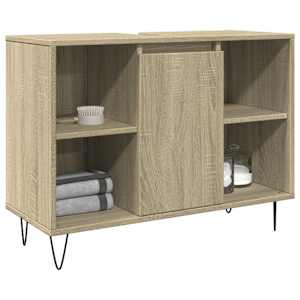 Koupelnová skříňka dub sonoma 80 x 33 x 60 cm kompozitní dřevo - obrázek 1