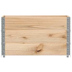 vidaXL 3 db t&ouml;m&ouml;r fenyőfa raklapmagas&iacute;t&oacute; 100 x 50 cm
