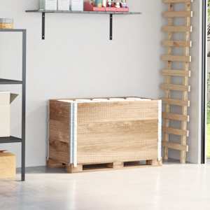 Paletni okvirji 3 kosi 100x50 cm trdna borovina