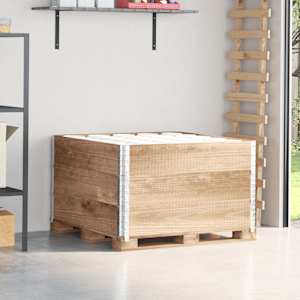 Paletni okvirji 3 kosi 100x100 cm trdna borovina