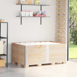 Paletni okvirji 3 kosi 150x100 cm trdna borovina