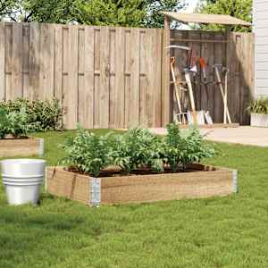 Vrtno cvetlično korito 100x50 cm trdna borovina