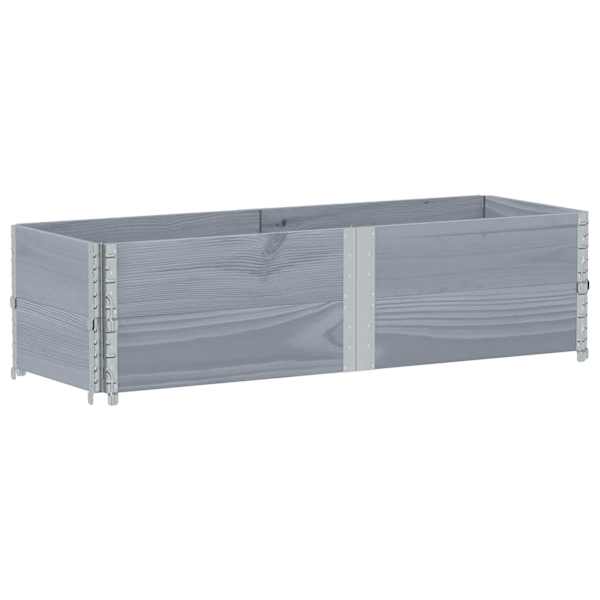 vidaXL aia taimekast, hall, 150 x 50 cm, m&auml;nnipuit