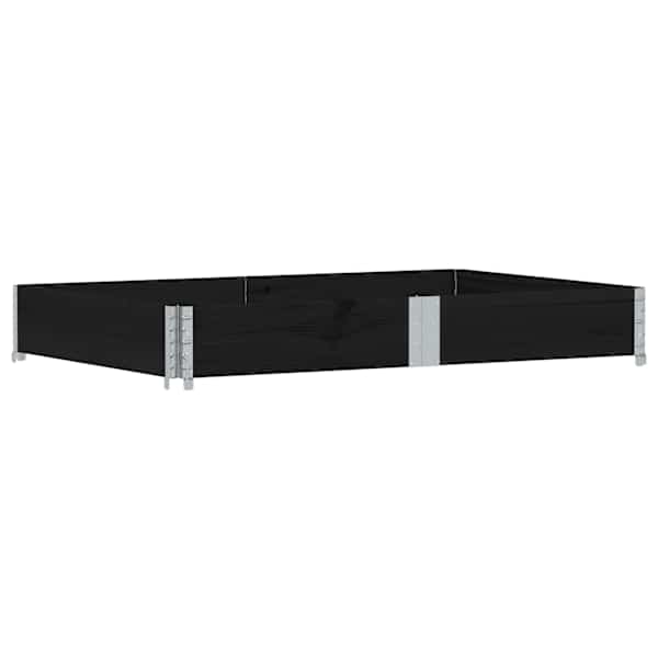 vidaXL aia taimekast, must, 150x100 cm, m&auml;nnipuit