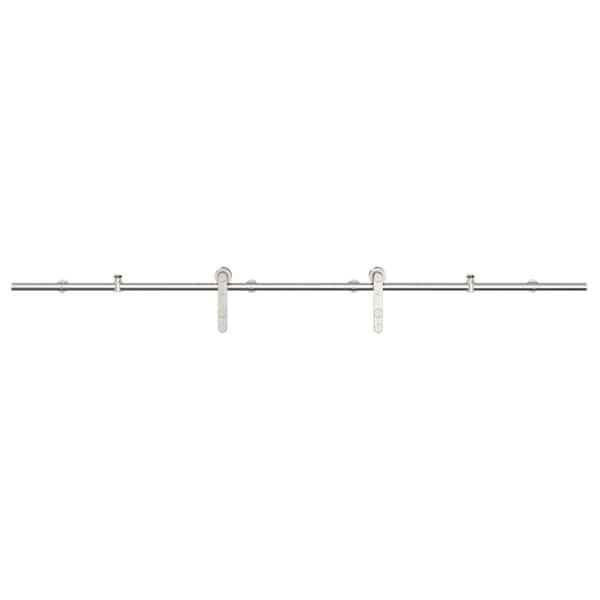 vidaXL liuguksetarvikute komplekt, 200 cm, roostevaba teras, h&otilde;bedane