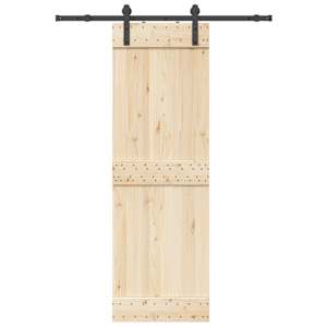 Sada příslušenství pro posuvné dveře 152 cm ocelová černá - obrázek 1