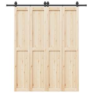 Komplet opreme za drsna vrata 200 cm jeklo črne barve