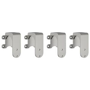 drsna vrata obvodna nosilci 4kosov za okrogle tirnice jeklo